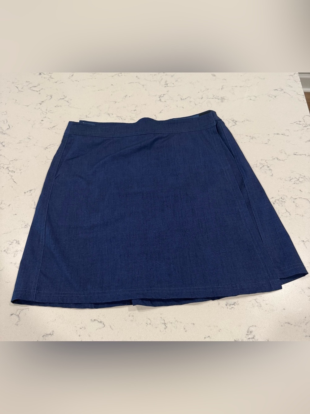 Ripskirt Hawaii Navy Blue Midi A-Line Skirt - Medium (8-10)